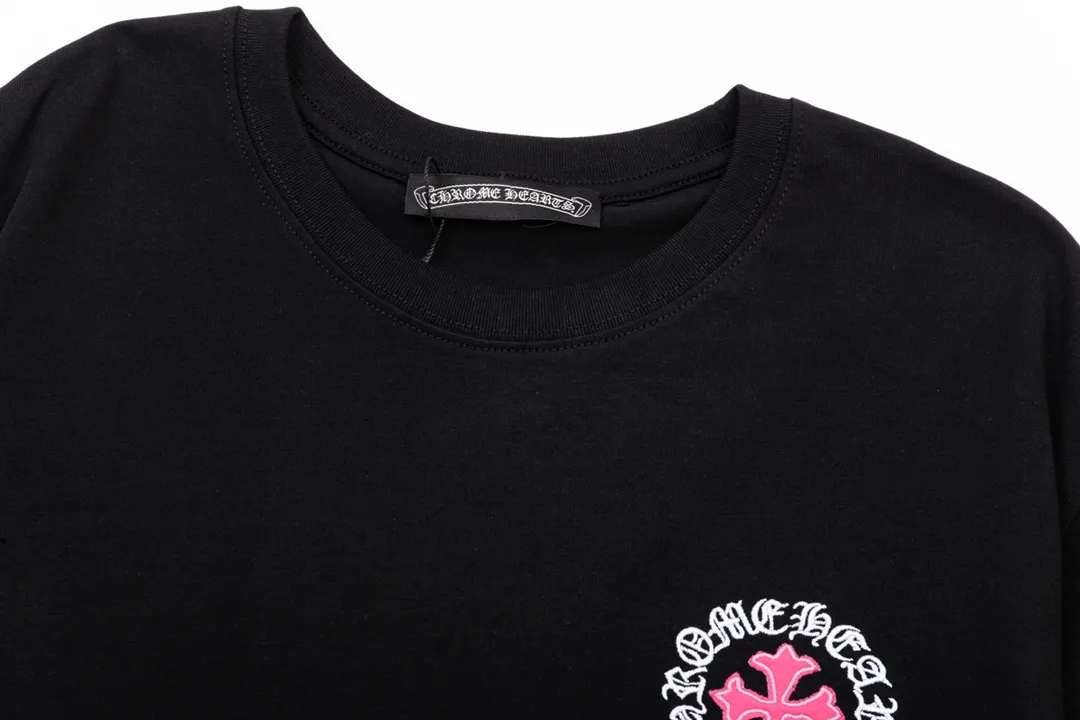 Chrome Hearts/ Logo Same Style T Versatile : Black Size：XS~L